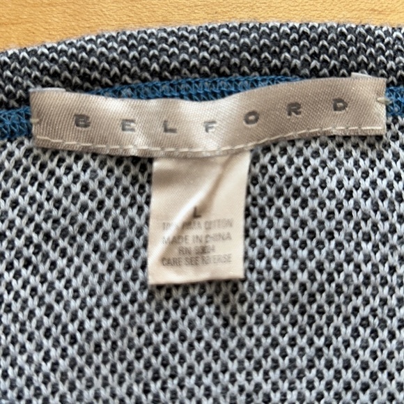 Belford Striped Sleeve Sweater Size Large​​ - Picture 5 of 5